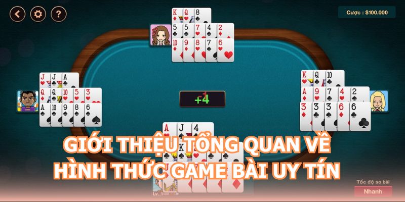 Giới thiệu tổng quan về hình thức game bài uy tín